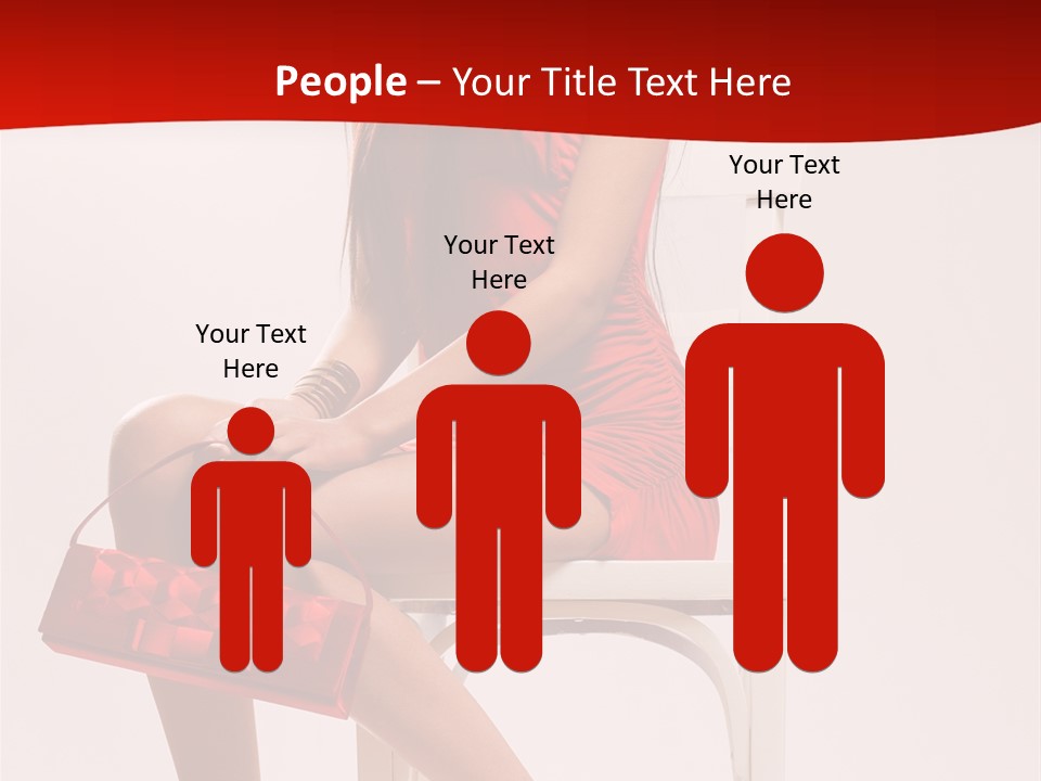 Skinny Hot Girl PowerPoint Template