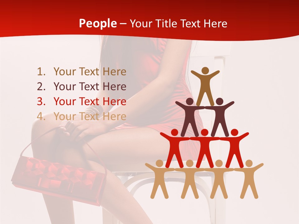 Skinny Hot Girl PowerPoint Template