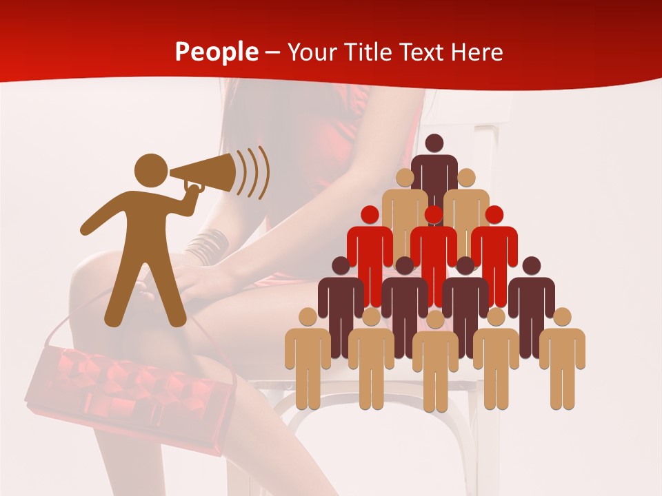 Skinny Hot Girl PowerPoint Template