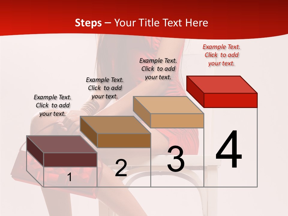 Skinny Hot Girl PowerPoint Template