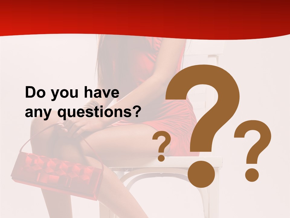 Skinny Hot Girl PowerPoint Template