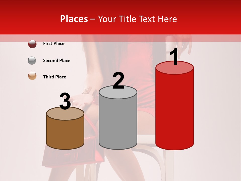 Dress Model Fashionable PowerPoint Template