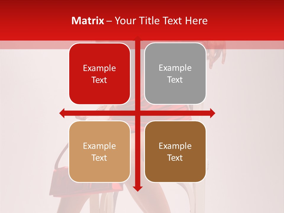 Dress Model Fashionable PowerPoint Template