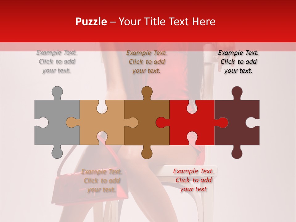 Dress Model Fashionable PowerPoint Template