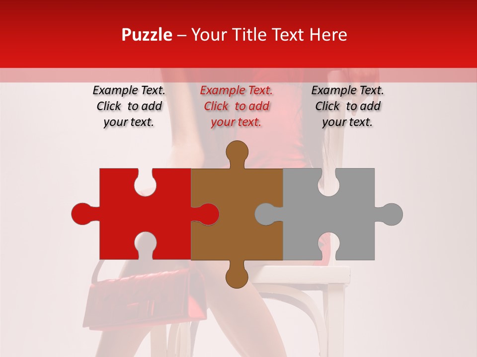 Dress Model Fashionable PowerPoint Template