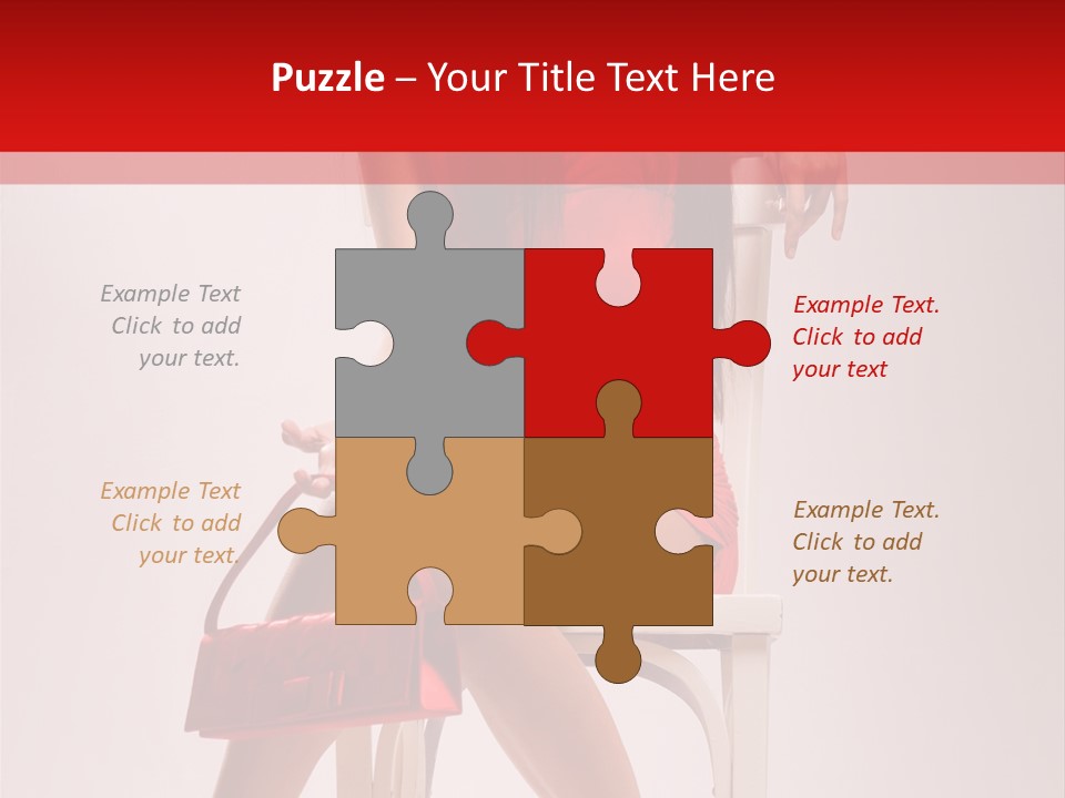 Dress Model Fashionable PowerPoint Template