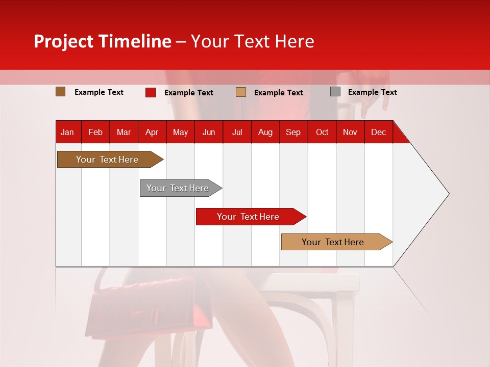 Dress Model Fashionable PowerPoint Template