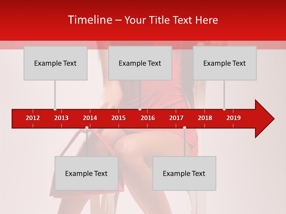 Dress Model Fashionable PowerPoint Template