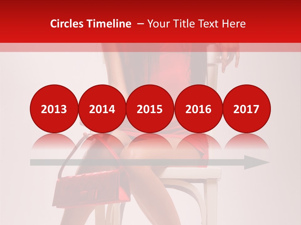 Dress Model Fashionable PowerPoint Template