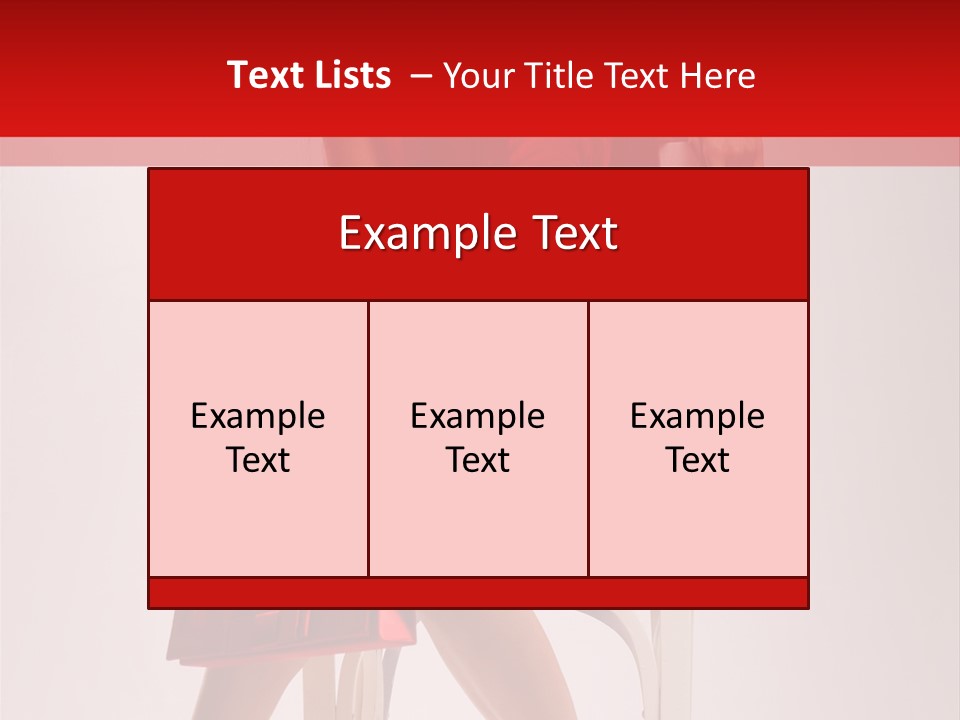 Dress Model Fashionable PowerPoint Template