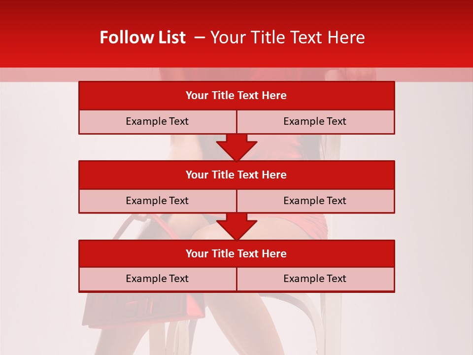 Dress Model Fashionable PowerPoint Template