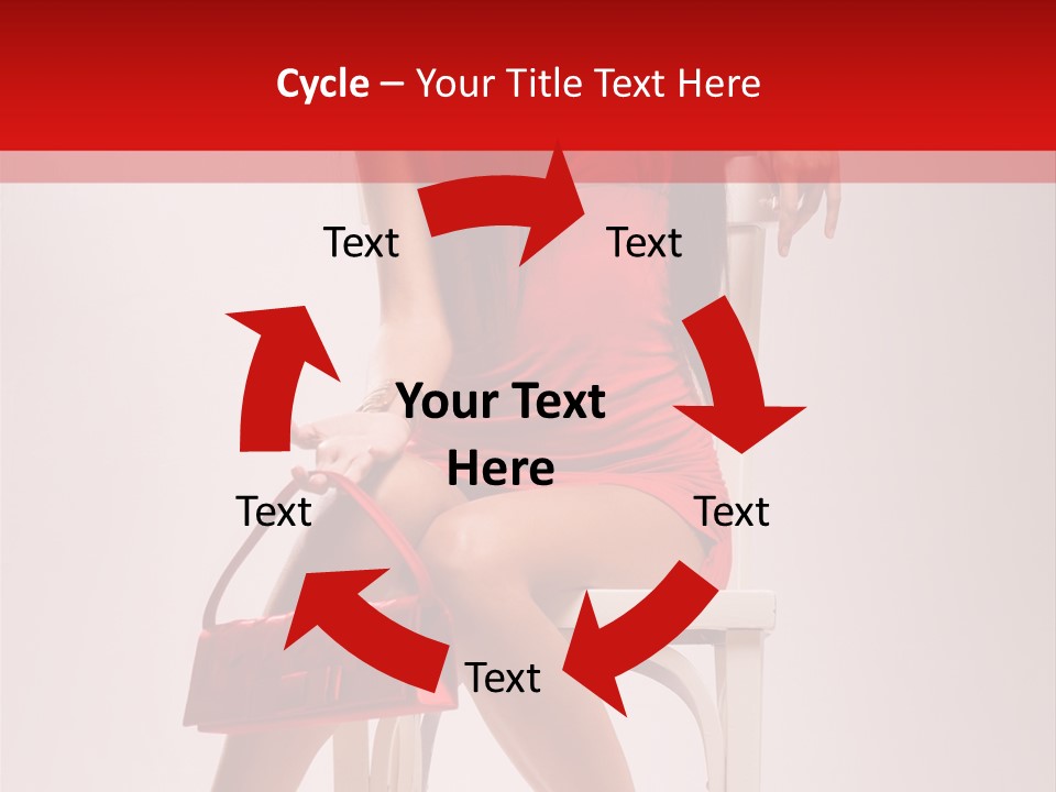 Dress Model Fashionable PowerPoint Template