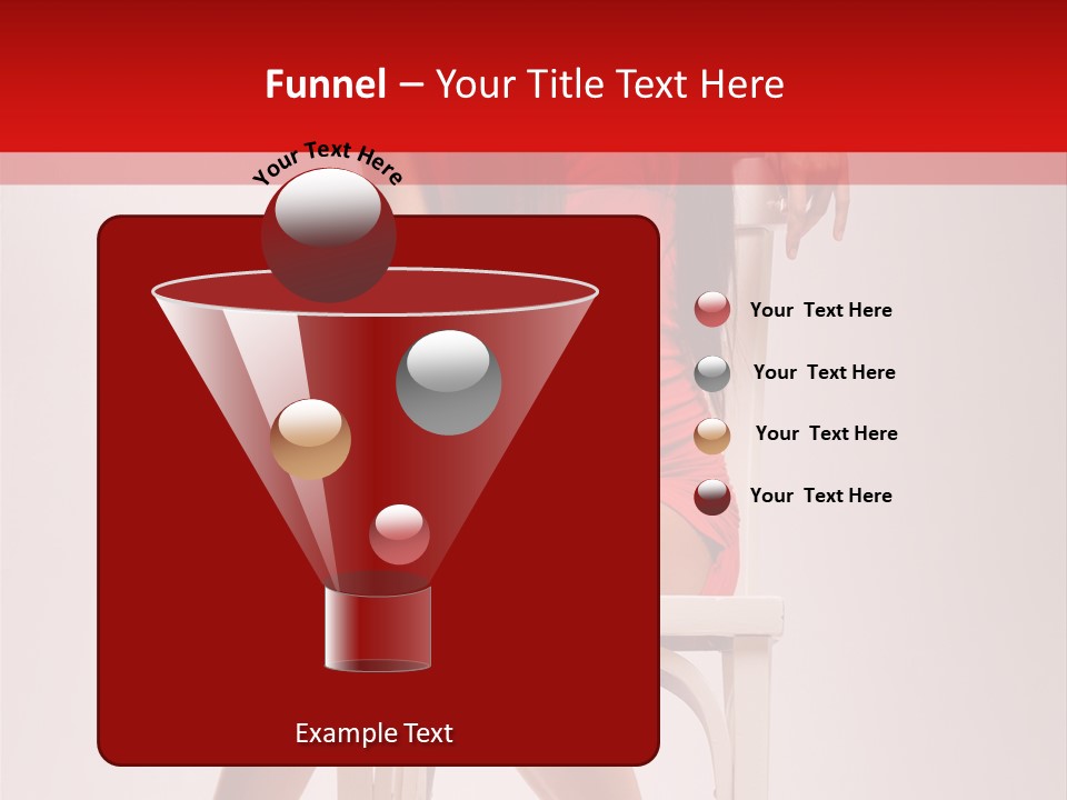 Dress Model Fashionable PowerPoint Template