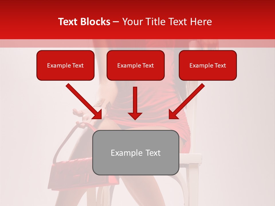 Dress Model Fashionable PowerPoint Template