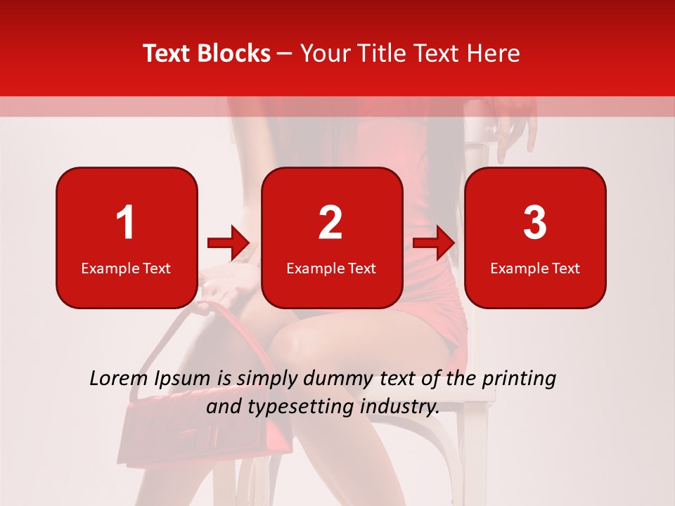 Dress Model Fashionable PowerPoint Template