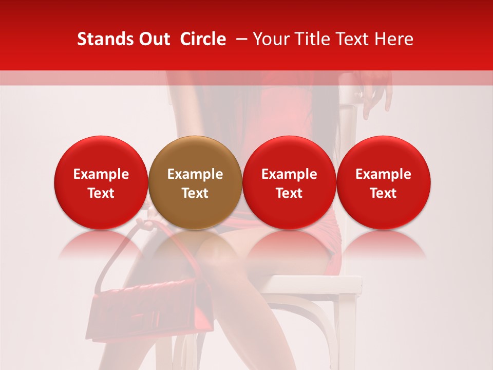 Dress Model Fashionable PowerPoint Template