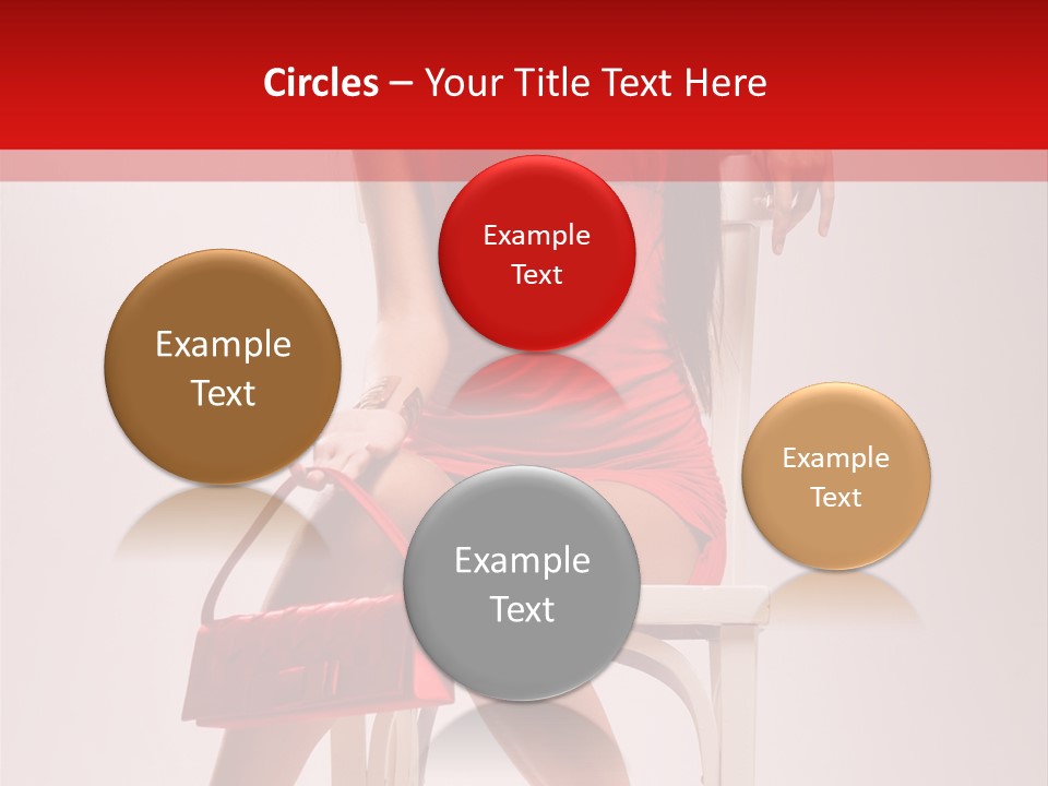 Dress Model Fashionable PowerPoint Template