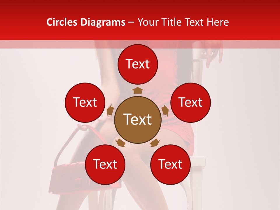 Dress Model Fashionable PowerPoint Template