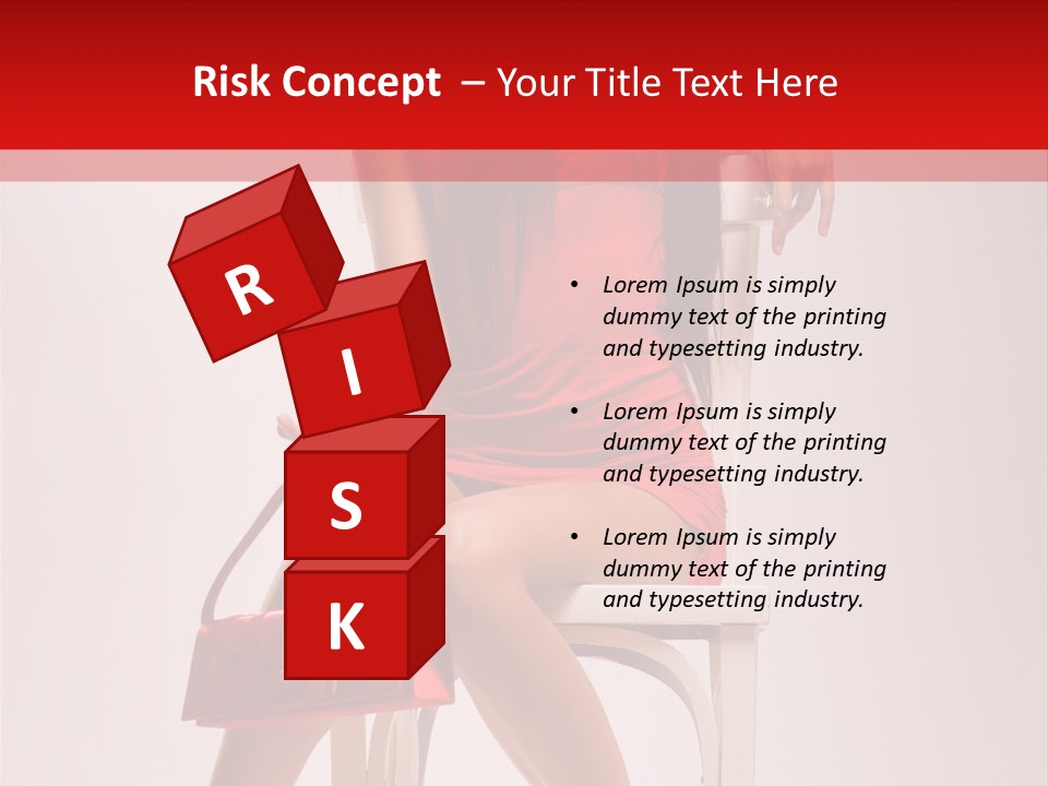 Dress Model Fashionable PowerPoint Template