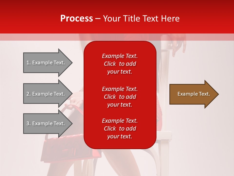 Dress Model Fashionable PowerPoint Template