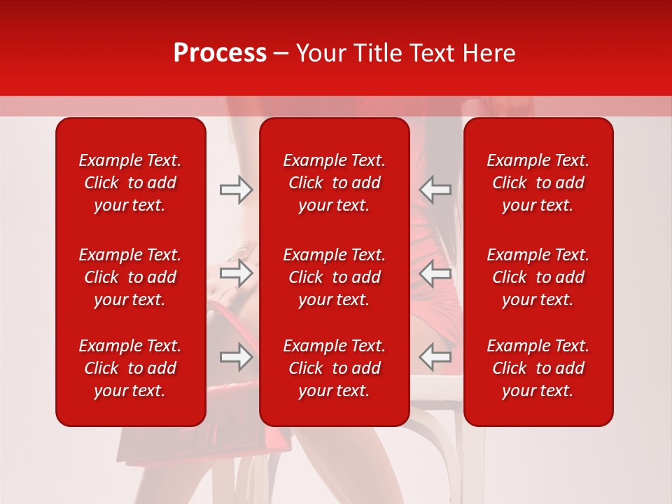 Dress Model Fashionable PowerPoint Template