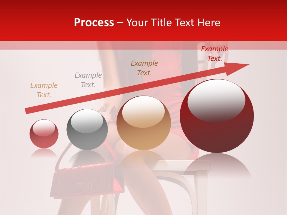 Dress Model Fashionable PowerPoint Template