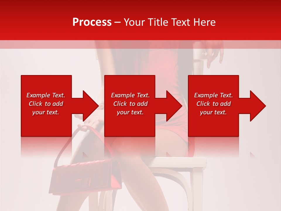 Dress Model Fashionable PowerPoint Template