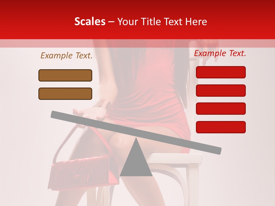 Dress Model Fashionable PowerPoint Template