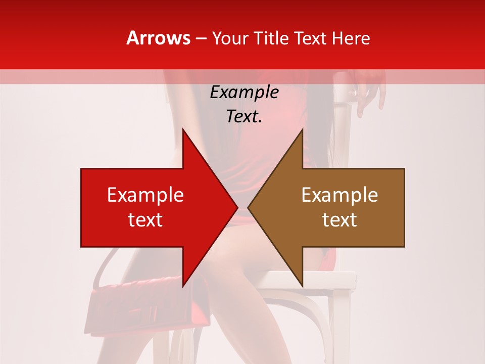 Dress Model Fashionable PowerPoint Template