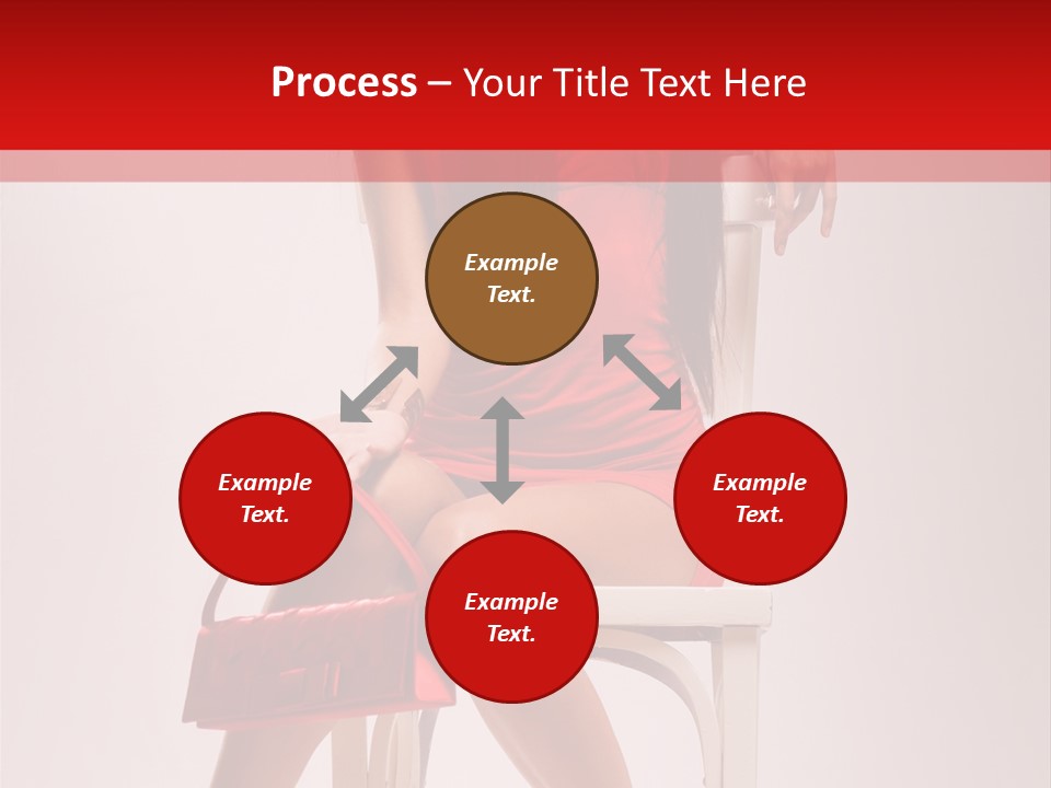 Dress Model Fashionable PowerPoint Template