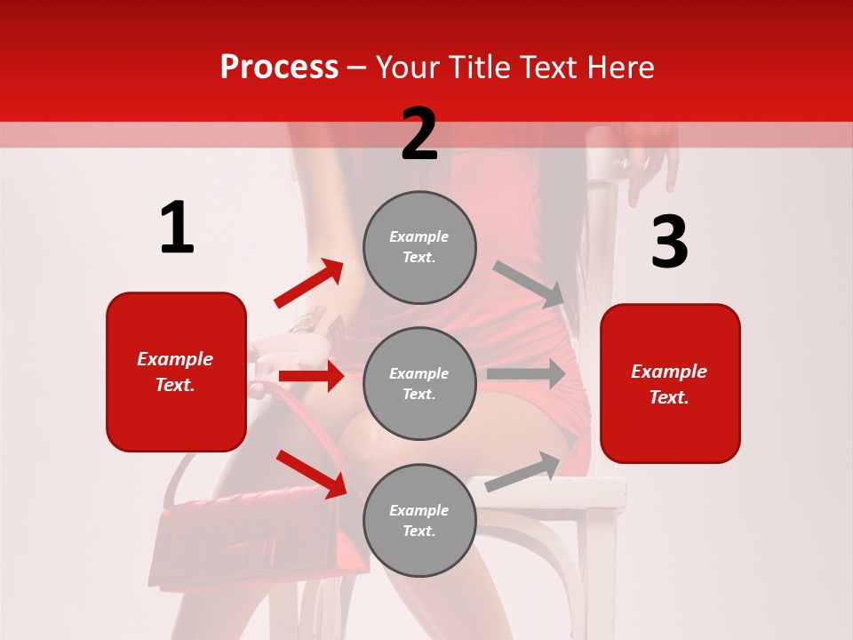 Dress Model Fashionable PowerPoint Template