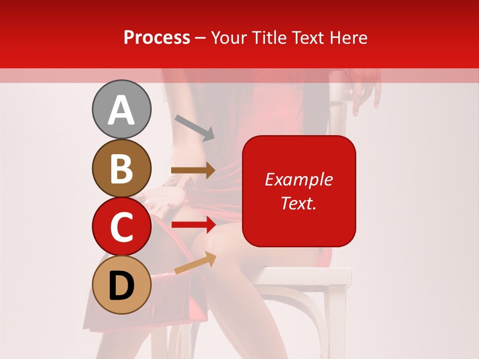 Dress Model Fashionable PowerPoint Template