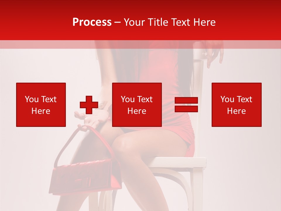 Dress Model Fashionable PowerPoint Template