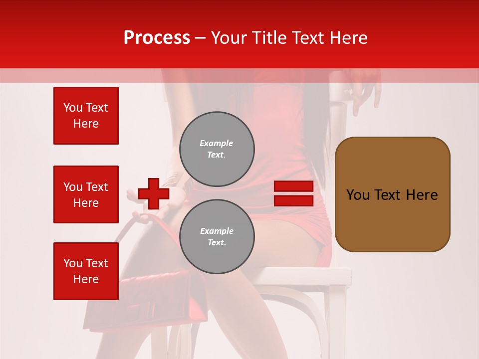 Dress Model Fashionable PowerPoint Template