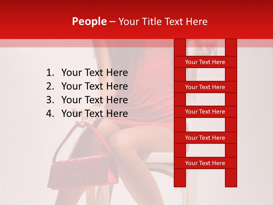 Dress Model Fashionable PowerPoint Template