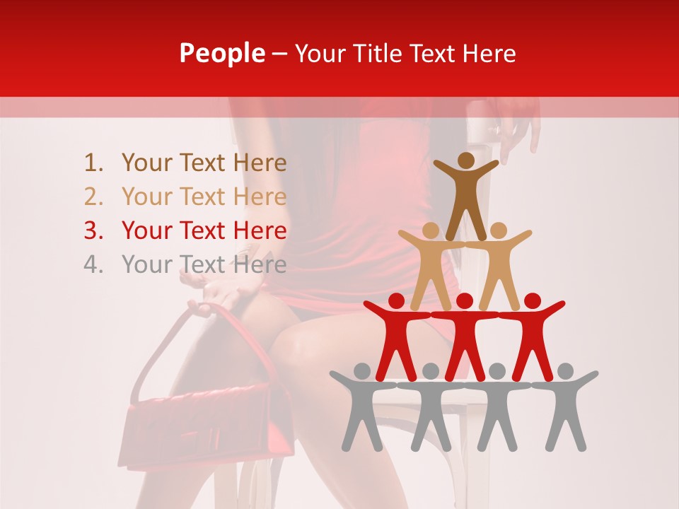 Dress Model Fashionable PowerPoint Template