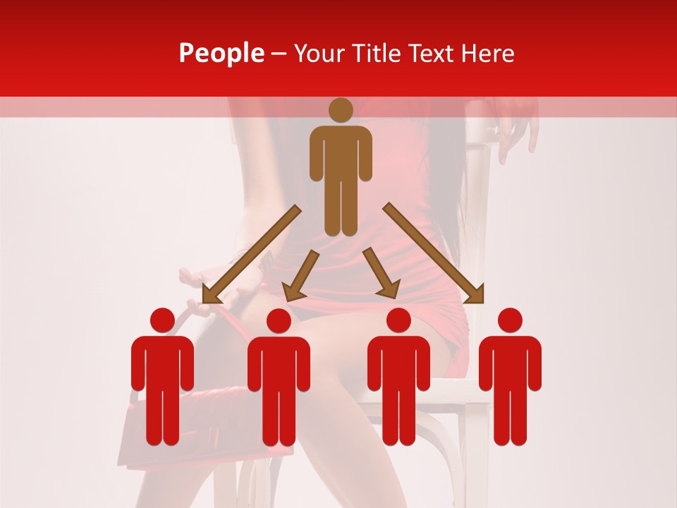 Dress Model Fashionable PowerPoint Template