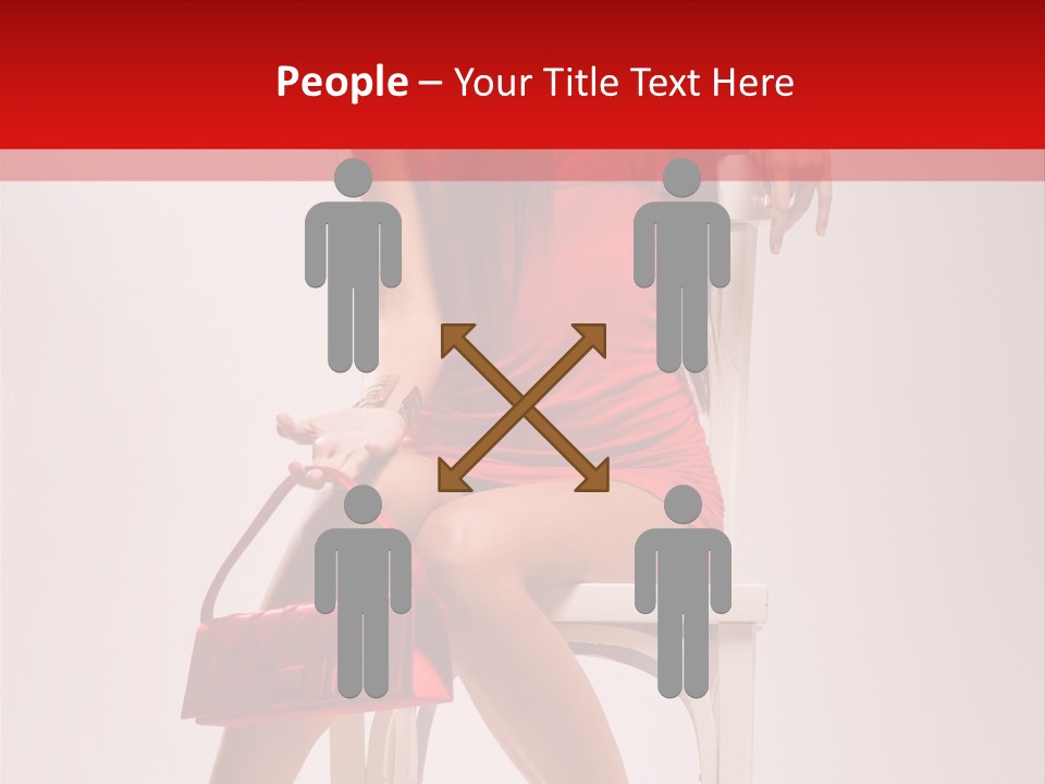 Dress Model Fashionable PowerPoint Template