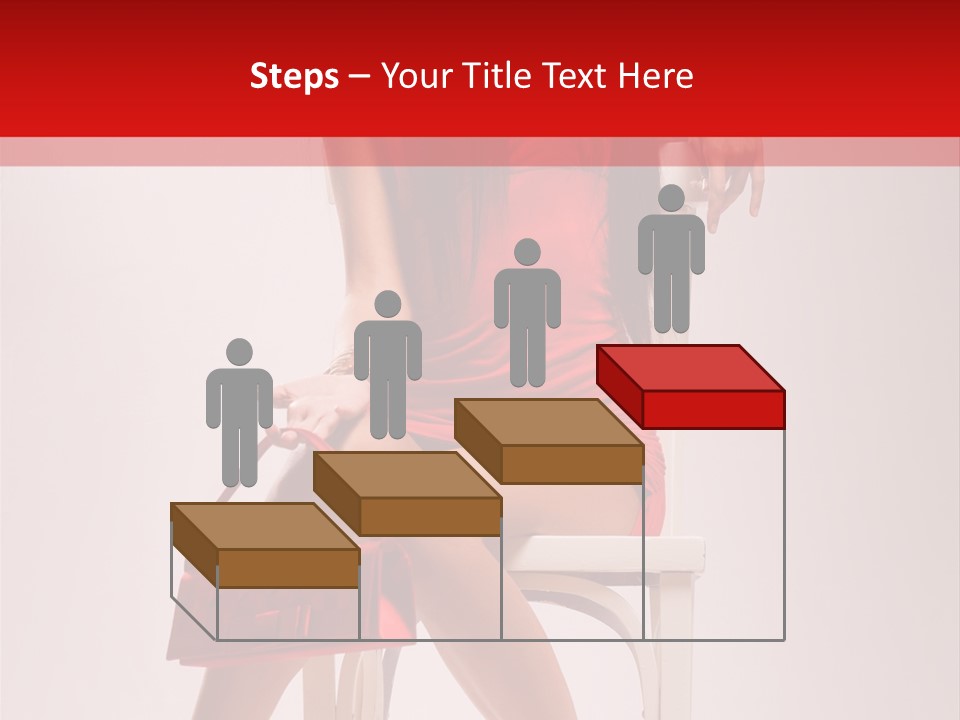 Dress Model Fashionable PowerPoint Template