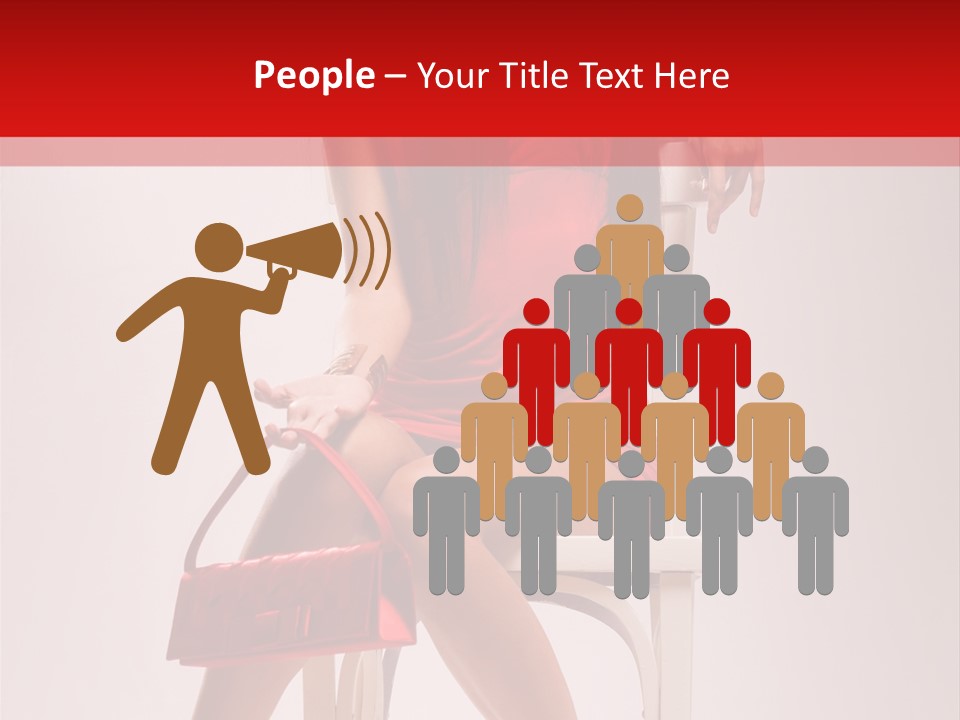 Dress Model Fashionable PowerPoint Template