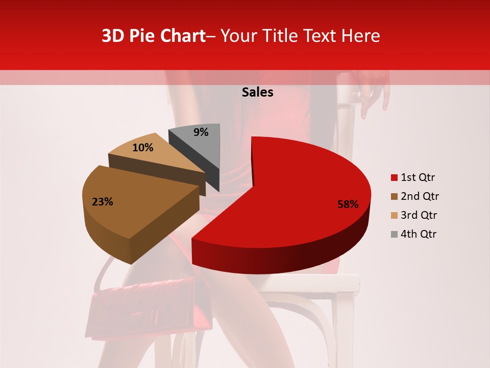 Dress Model Fashionable PowerPoint Template