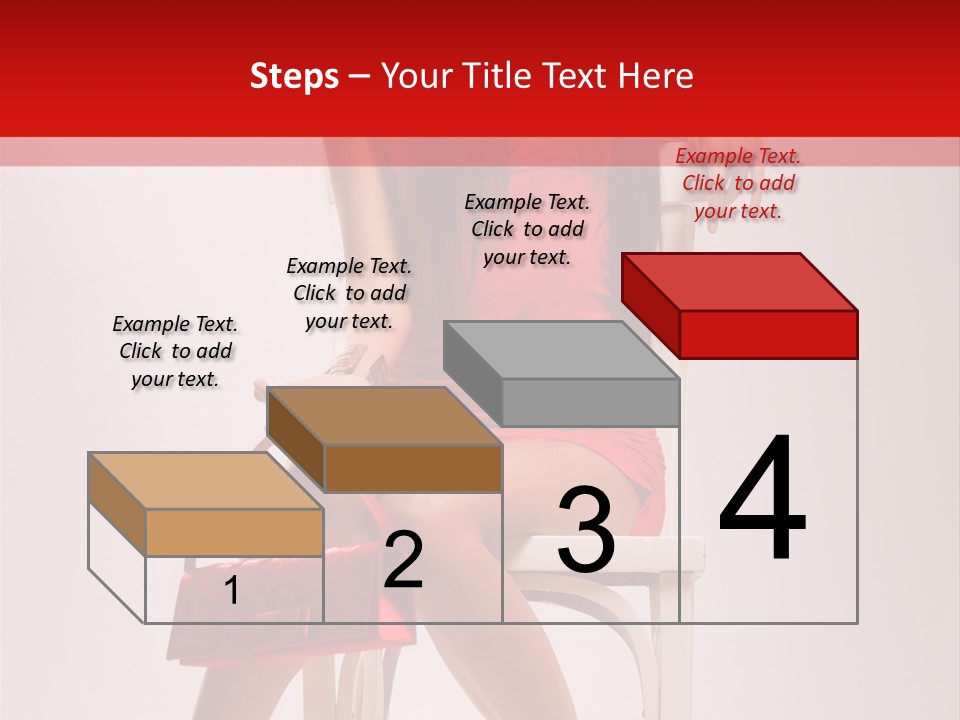 Dress Model Fashionable PowerPoint Template