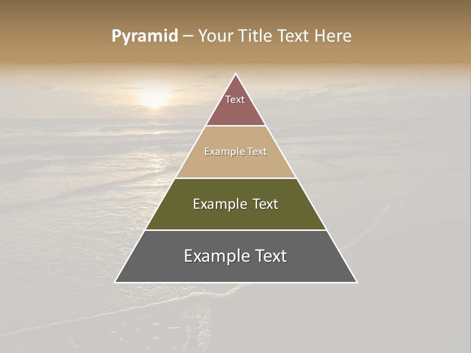 Night Sea Water PowerPoint Template