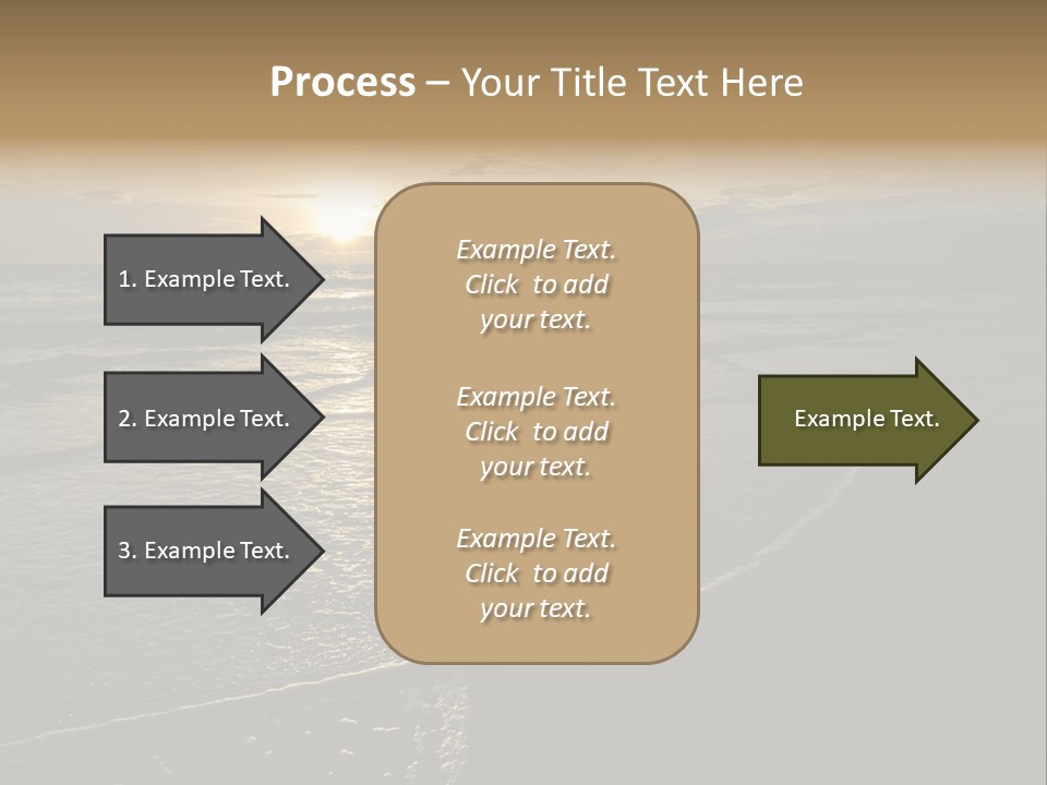 Night Sea Water PowerPoint Template