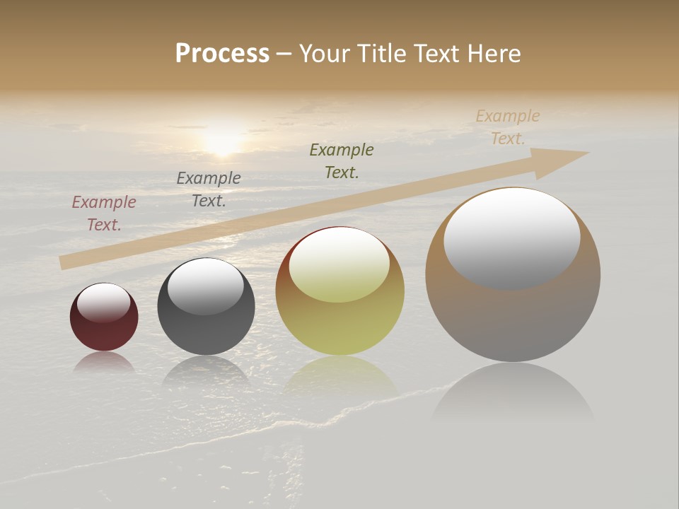 Night Sea Water PowerPoint Template