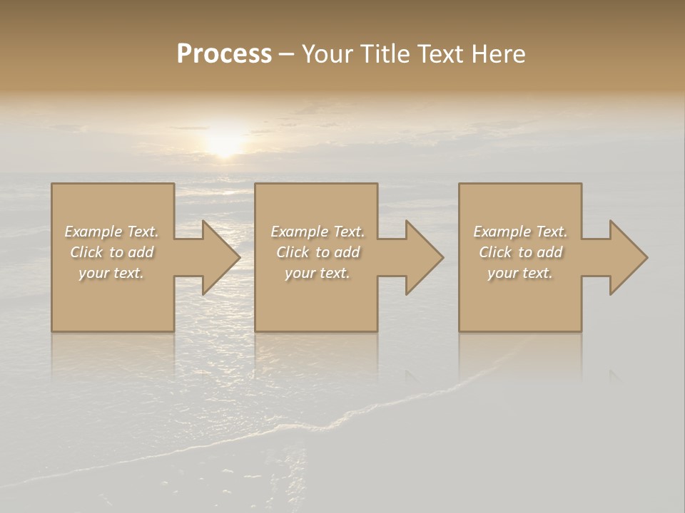 Night Sea Water PowerPoint Template