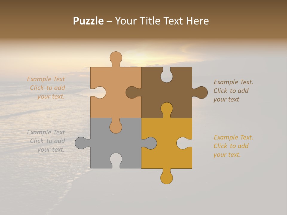 Seascape Vacation Outdoors PowerPoint Template