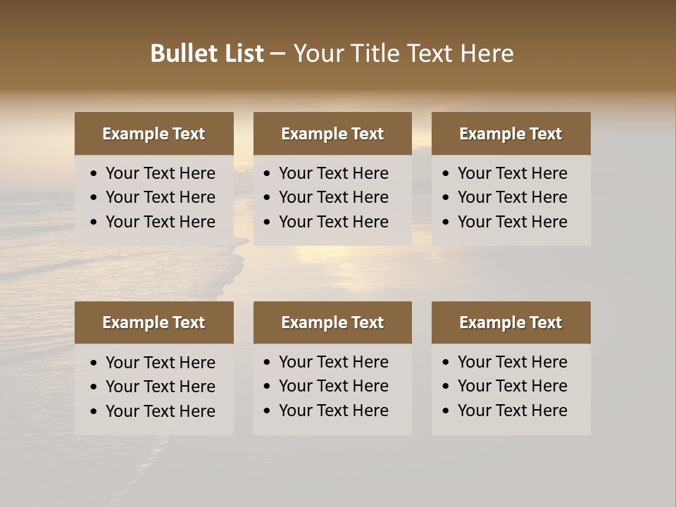 Seascape Vacation Outdoors PowerPoint Template