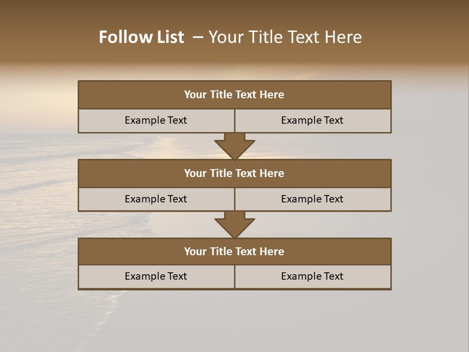 Seascape Vacation Outdoors PowerPoint Template