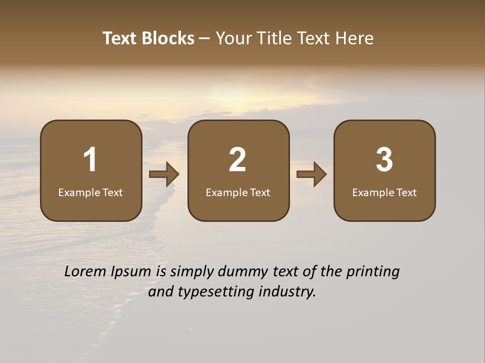 Seascape Vacation Outdoors PowerPoint Template